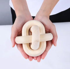 Knotted Wooden Sculpture