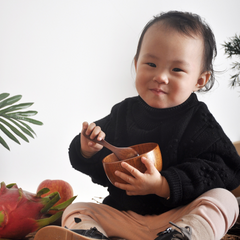 Wooden Soup Bowl