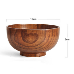 Wooden Soup Bowl