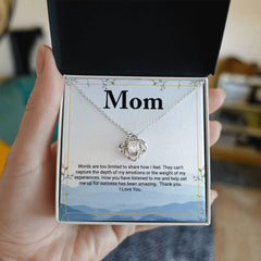 Words are too limited - Love Knot Necklace