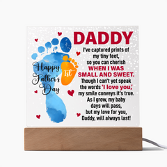 When I Was Small and Sweet - Acrylic Square