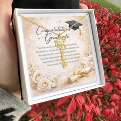 Graduation Mortar Name Necklace